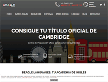 Tablet Screenshot of beaglelanguages.com
